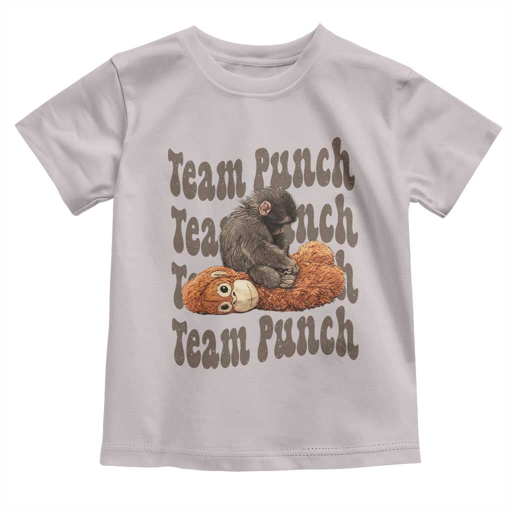 Team Punch Monkey Toddler T Shirt Baby Monkey And Plush Toy Viral