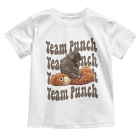 Team Punch Monkey Toddler T Shirt Baby Monkey And Plush Toy Viral