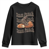 Team Punch Monkey Youth Sweatshirt Baby Monkey And Plush Toy Viral