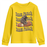 Team Punch Monkey Youth Sweatshirt Baby Monkey And Plush Toy Viral