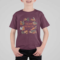 Team Punch Monkey T Shirt For Kid Viral Baby Monkey Meme