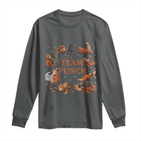 Team Punch Monkey Long Sleeve Shirt Viral Baby Monkey Meme