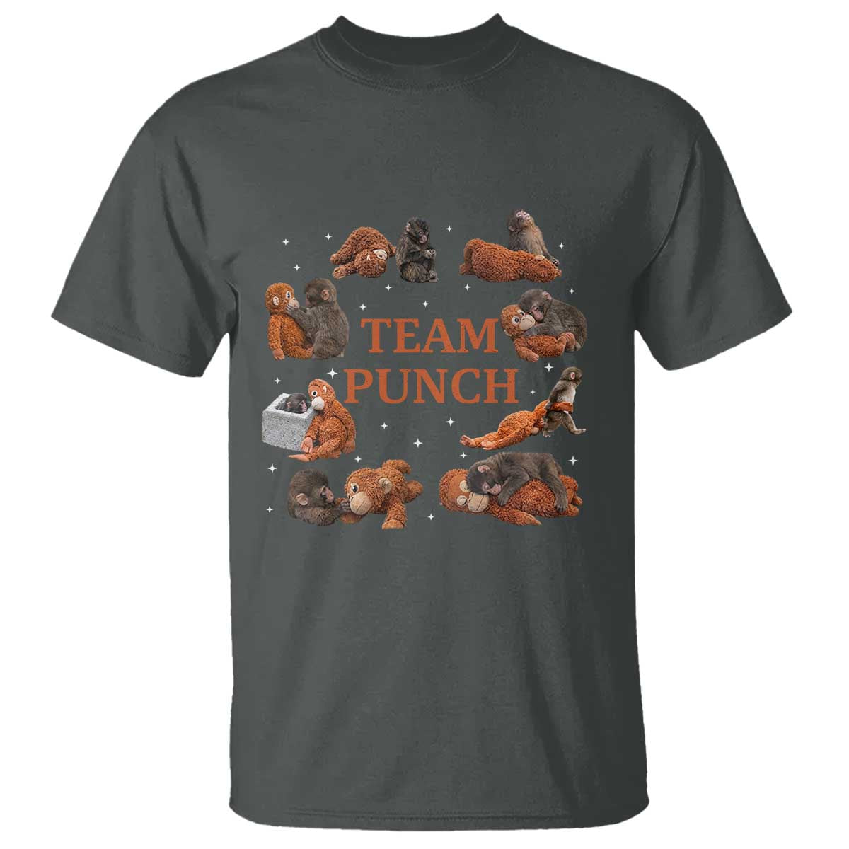 Team Punch Monkey T Shirt Viral Baby Monkey Meme