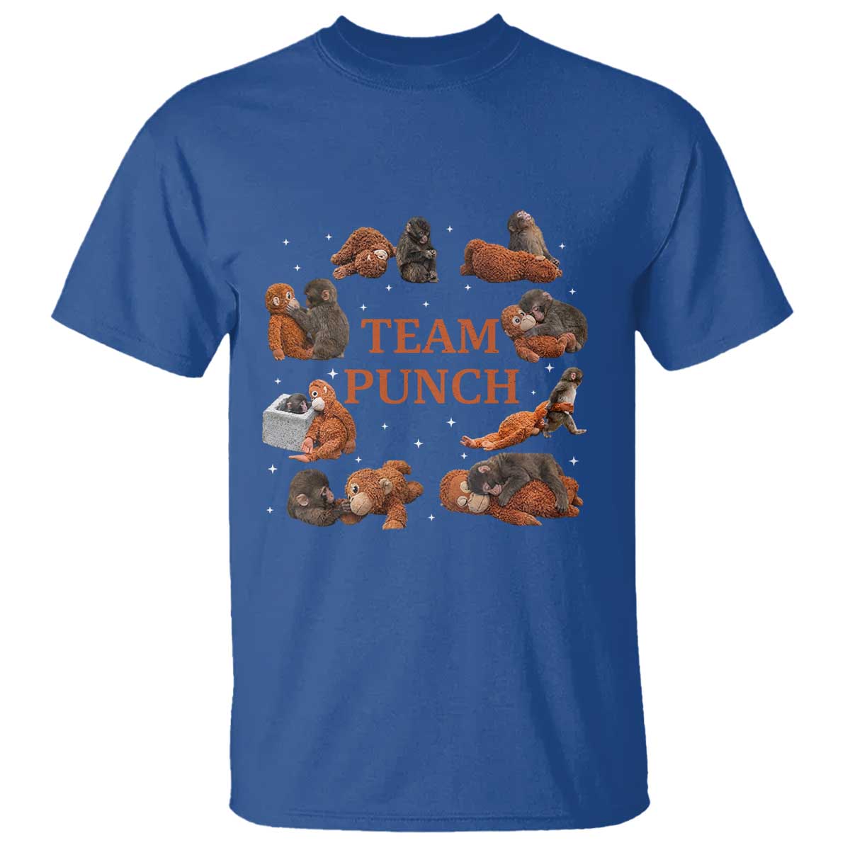 Team Punch Monkey T Shirt Viral Baby Monkey Meme