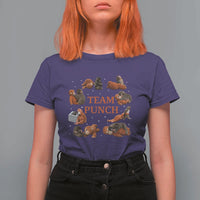 Team Punch Monkey T Shirt For Women Viral Baby Monkey Meme