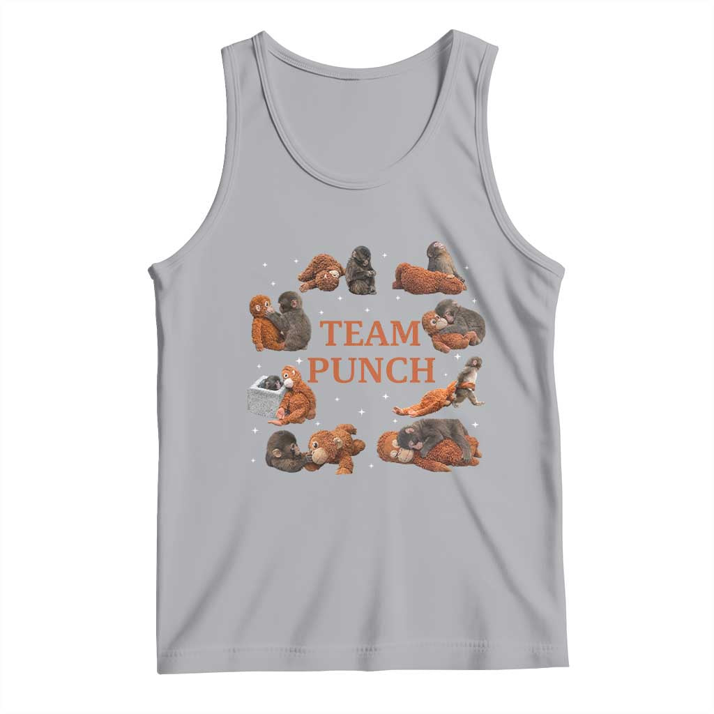 Team Punch Monkey Tank Top Viral Baby Monkey Meme