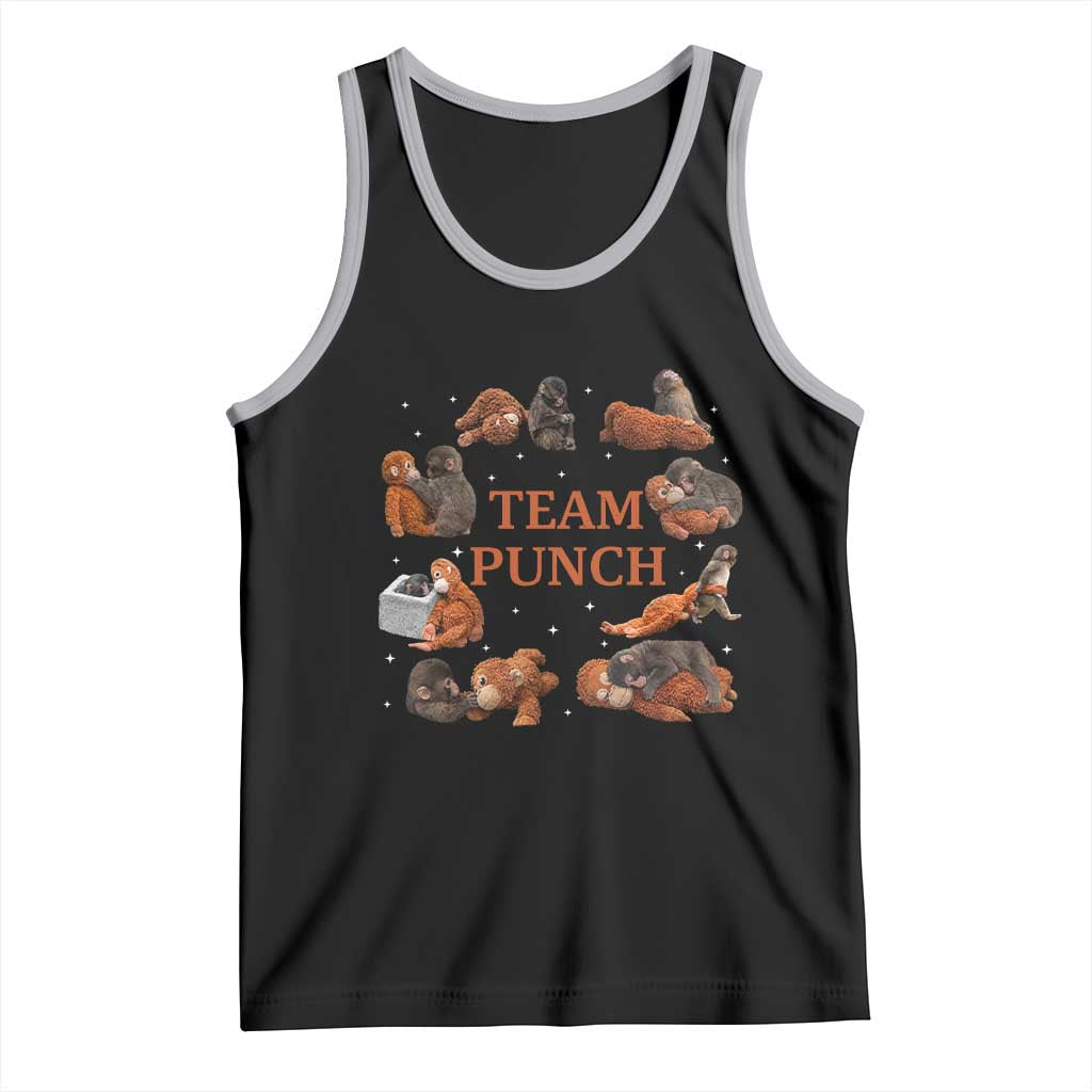 Team Punch Monkey Tank Top Viral Baby Monkey Meme