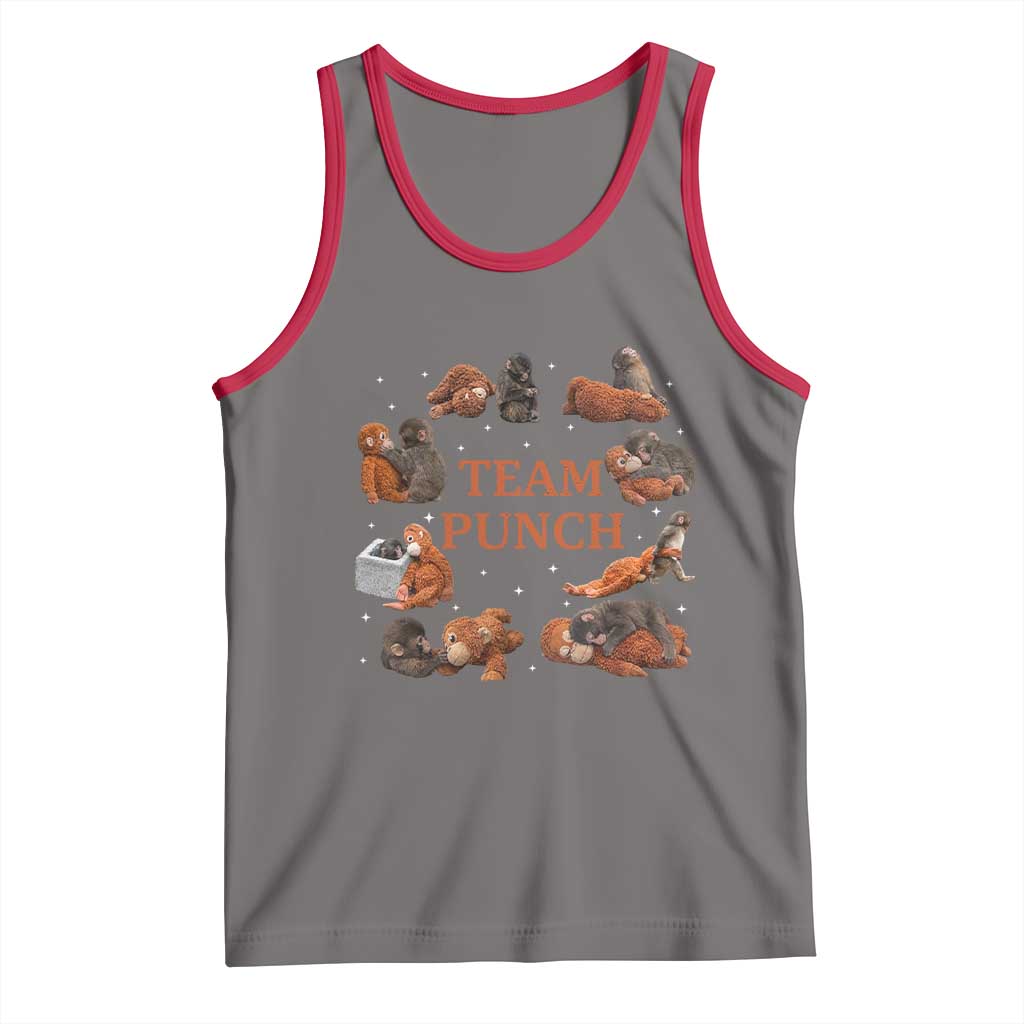 Team Punch Monkey Tank Top Viral Baby Monkey Meme