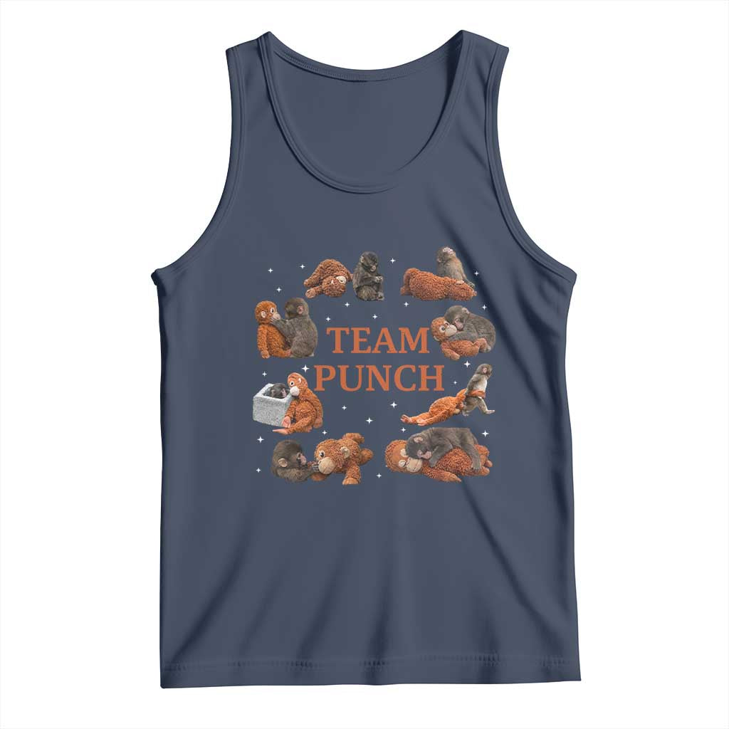 Team Punch Monkey Tank Top Viral Baby Monkey Meme