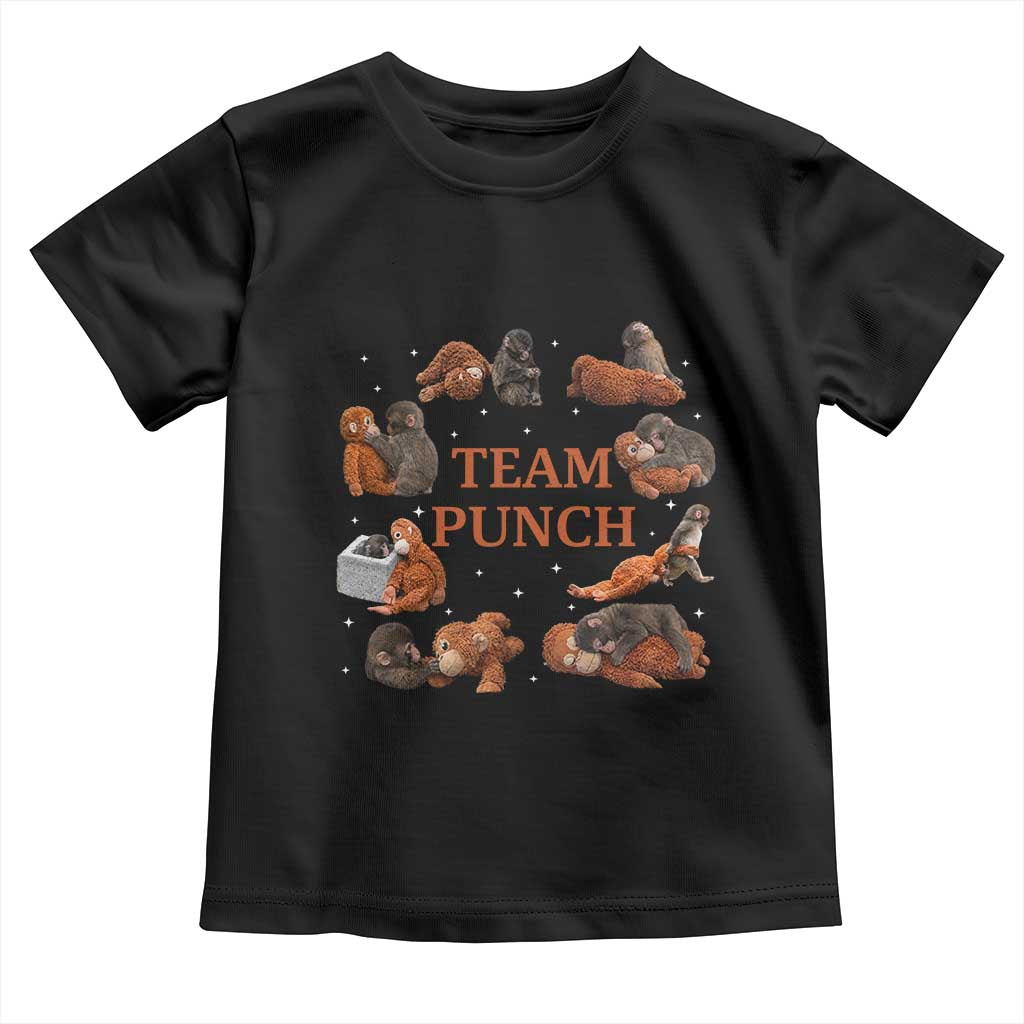 Team Punch Monkey Toddler T Shirt Viral Baby Monkey Meme