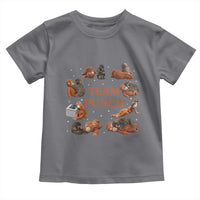 Team Punch Monkey Toddler T Shirt Viral Baby Monkey Meme