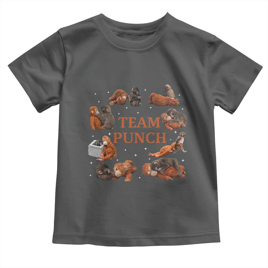 Team Punch Monkey Toddler T Shirt Viral Baby Monkey Meme
