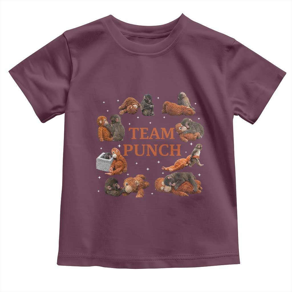 Team Punch Monkey Toddler T Shirt Viral Baby Monkey Meme