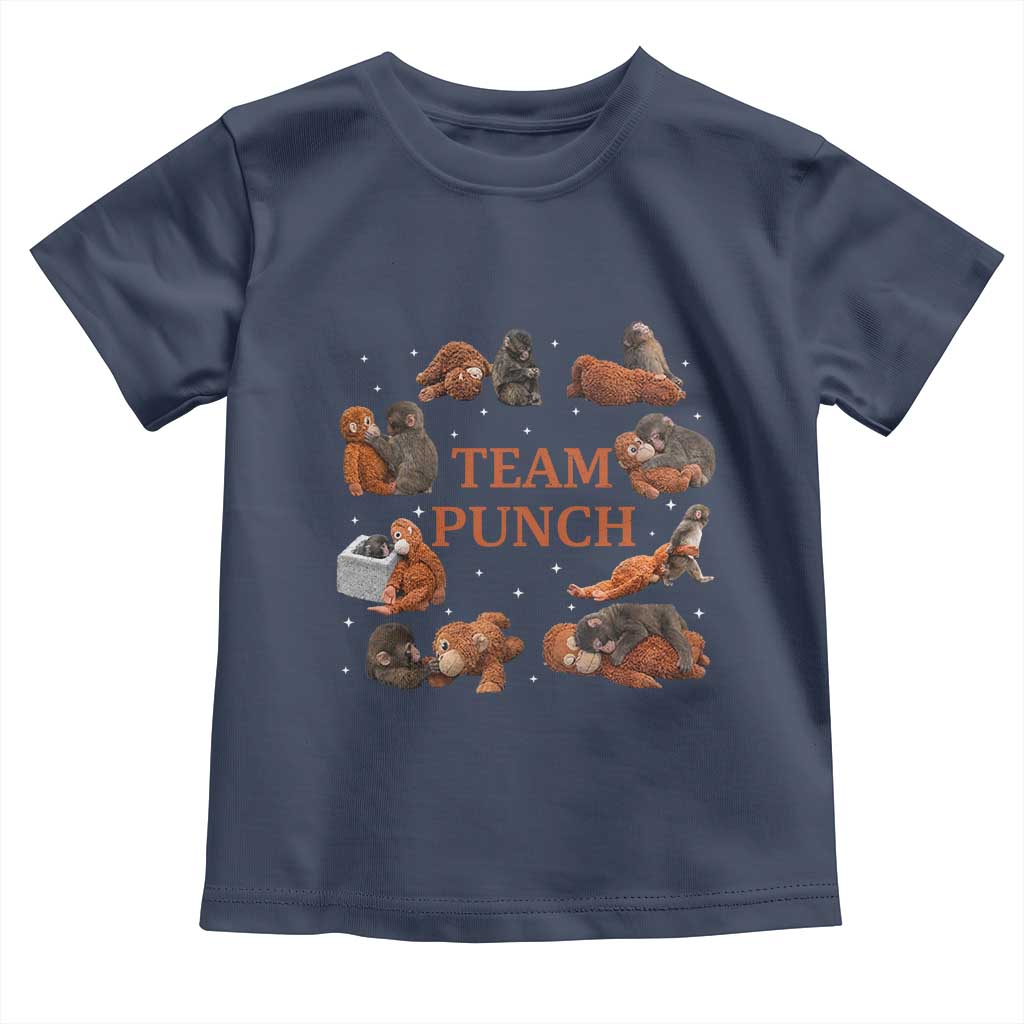 Team Punch Monkey Toddler T Shirt Viral Baby Monkey Meme