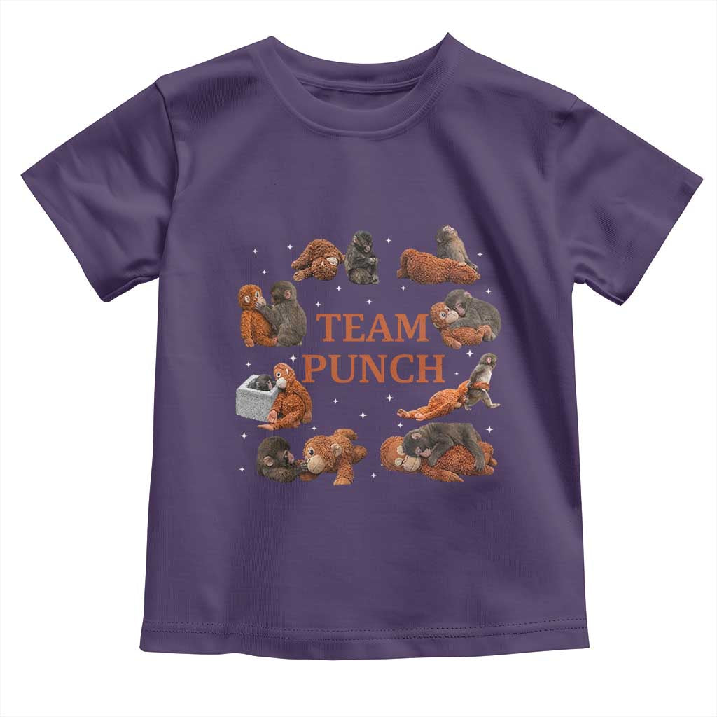 Team Punch Monkey Toddler T Shirt Viral Baby Monkey Meme
