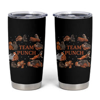 Team Punch Monkey Tumbler Cup Viral Baby Monkey Meme