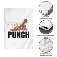 Team Punch Monkey Garden Flag Viral Trend Baby Monkey Meme