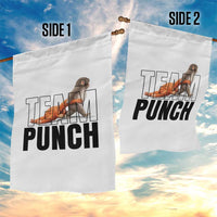 Team Punch Monkey Garden Flag Viral Trend Baby Monkey Meme