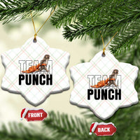 Team Punch Monkey Ceramic Ornament Viral Trend Baby Monkey Meme