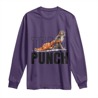 Team Punch Monkey Long Sleeve Shirt Viral Trend Baby Monkey Meme