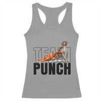 Team Punch Monkey Racerback Tank Top Viral Trend Baby Monkey Meme
