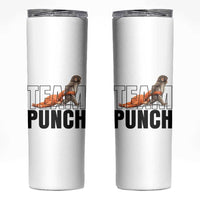 Team Punch Monkey Skinny Tumbler Viral Trend Baby Monkey Meme