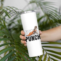 Team Punch Monkey Skinny Tumbler Viral Trend Baby Monkey Meme