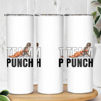 Team Punch Monkey Skinny Tumbler Viral Trend Baby Monkey Meme
