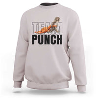 Team Punch Monkey Sweatshirt Viral Trend Baby Monkey Meme