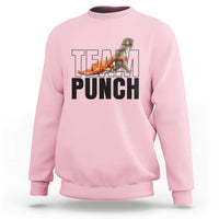 Team Punch Monkey Sweatshirt Viral Trend Baby Monkey Meme
