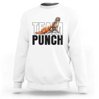 Team Punch Monkey Sweatshirt Viral Trend Baby Monkey Meme