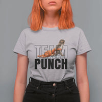 Team Punch Monkey T Shirt For Women Viral Trend Baby Monkey Meme