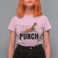 Team Punch Monkey T Shirt For Women Viral Trend Baby Monkey Meme