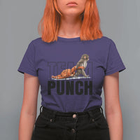 Team Punch Monkey T Shirt For Women Viral Trend Baby Monkey Meme