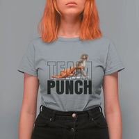 Team Punch Monkey T Shirt For Women Viral Trend Baby Monkey Meme