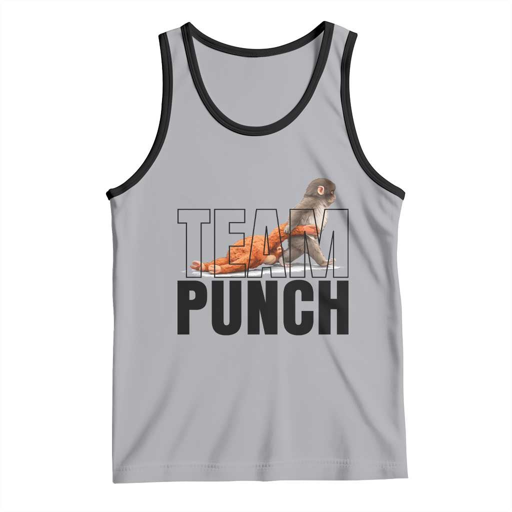 Team Punch Monkey Tank Top Viral Trend Baby Monkey Meme