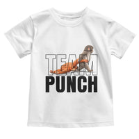 Team Punch Monkey Toddler T Shirt Viral Trend Baby Monkey Meme