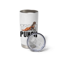 Team Punch Monkey Tumbler Cup Viral Trend Baby Monkey Meme