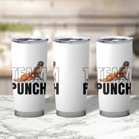 Team Punch Monkey Tumbler Cup Viral Trend Baby Monkey Meme