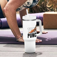 Team Punch Monkey Tumbler With Handle Viral Trend Baby Monkey Meme