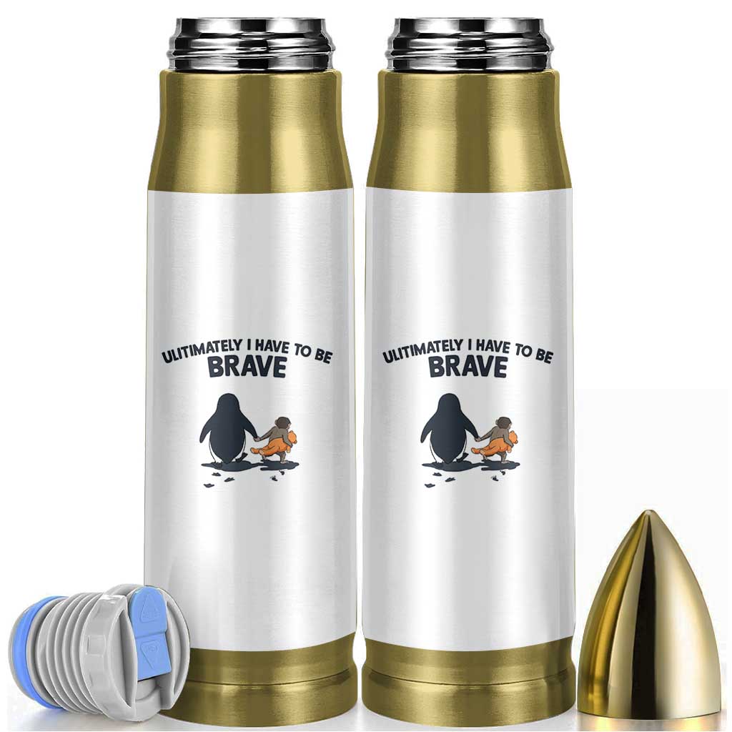 Punch Monkey And Nihilist Penguin Viral Bullet Tumbler Ultimately I Have To Be Brave