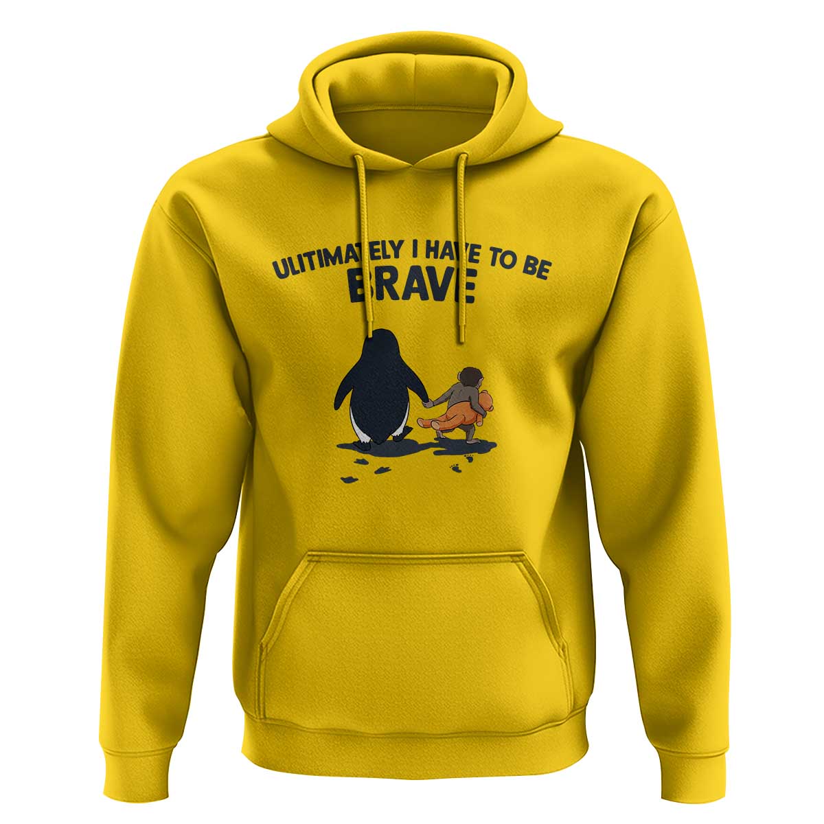 Punch Monkey And Nihilist Penguin Viral Hoodie Ultimately I Have To Be Brave