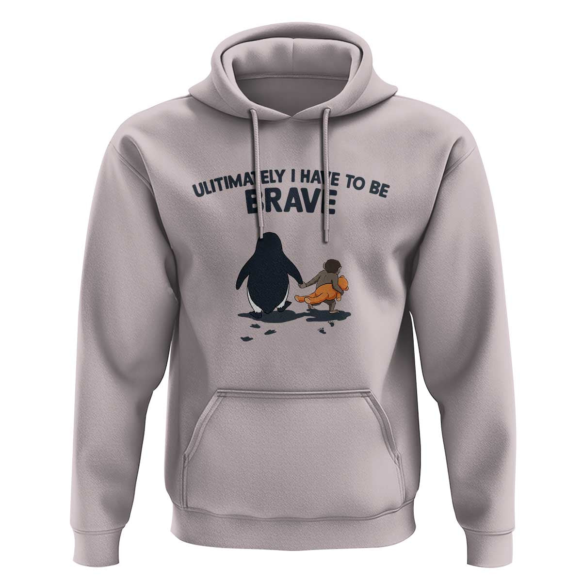 Punch Monkey And Nihilist Penguin Viral Hoodie Ultimately I Have To Be Brave