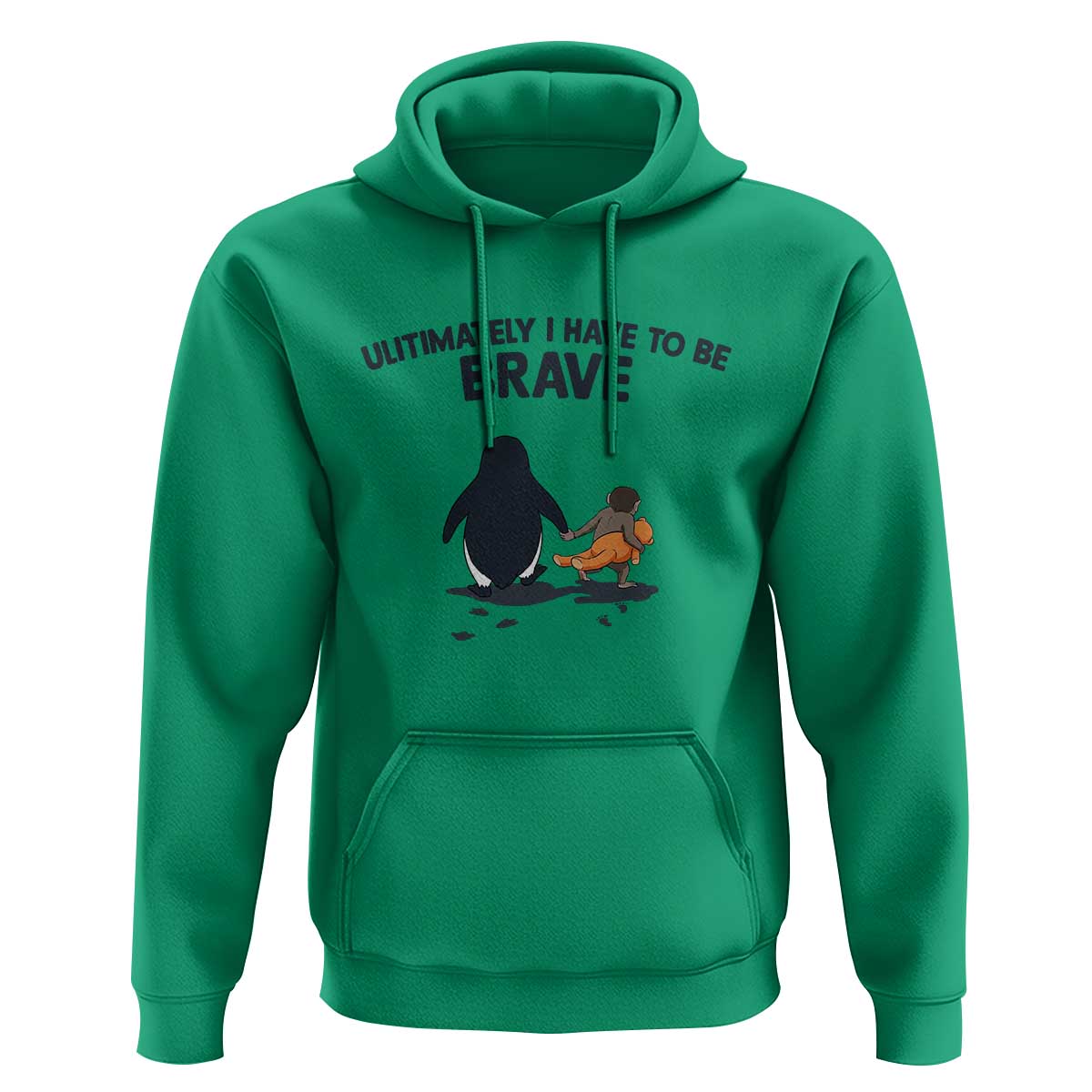 Punch Monkey And Nihilist Penguin Viral Hoodie Ultimately I Have To Be Brave
