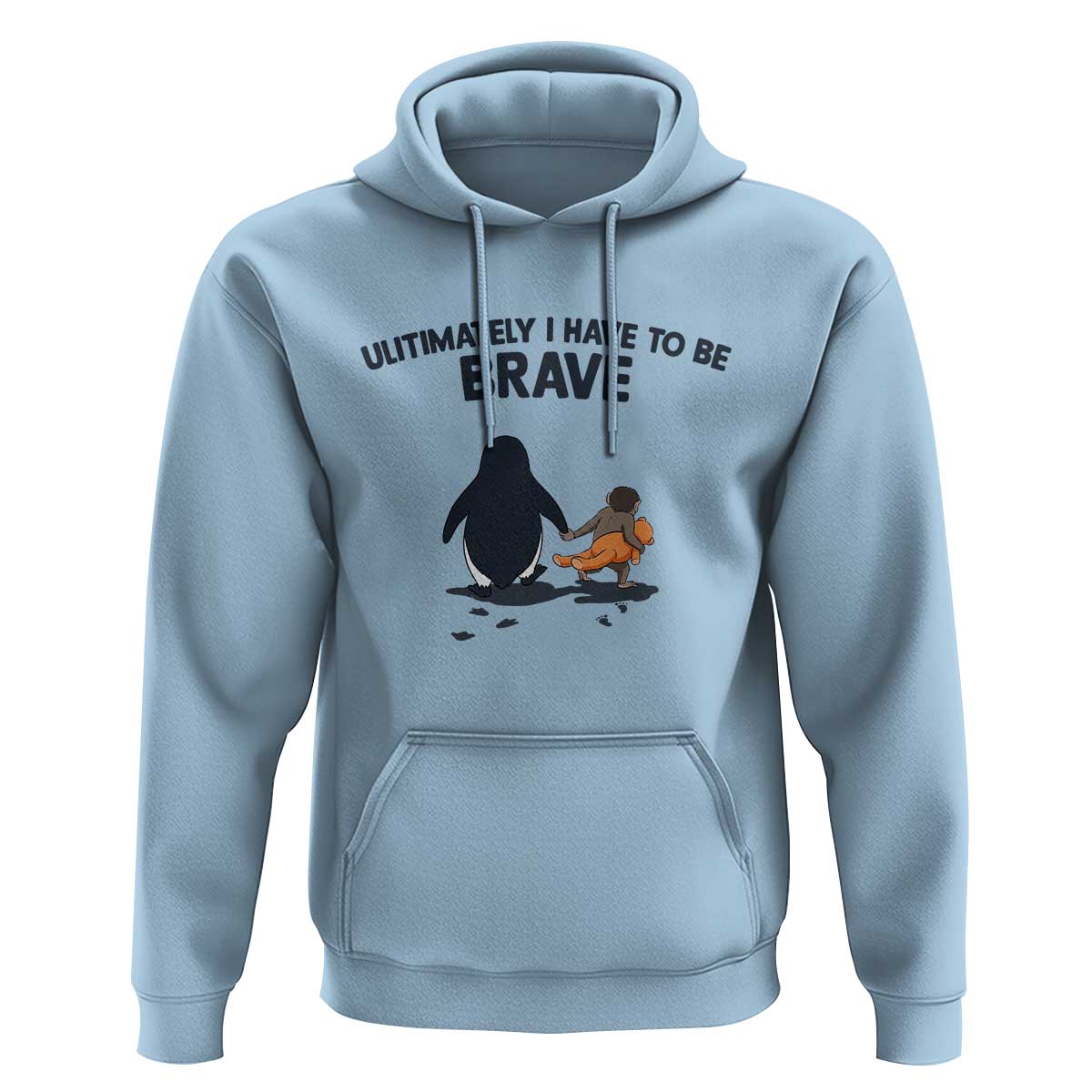 Punch Monkey And Nihilist Penguin Viral Hoodie Ultimately I Have To Be Brave