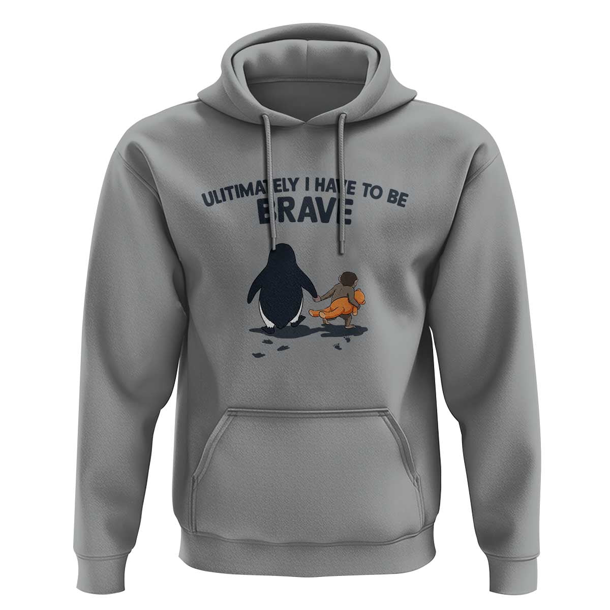 Punch Monkey And Nihilist Penguin Viral Hoodie Ultimately I Have To Be Brave