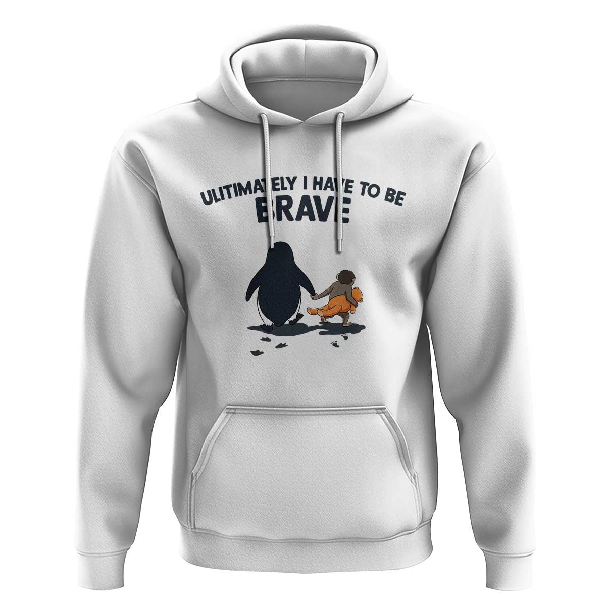 Punch Monkey And Nihilist Penguin Viral Hoodie Ultimately I Have To Be Brave