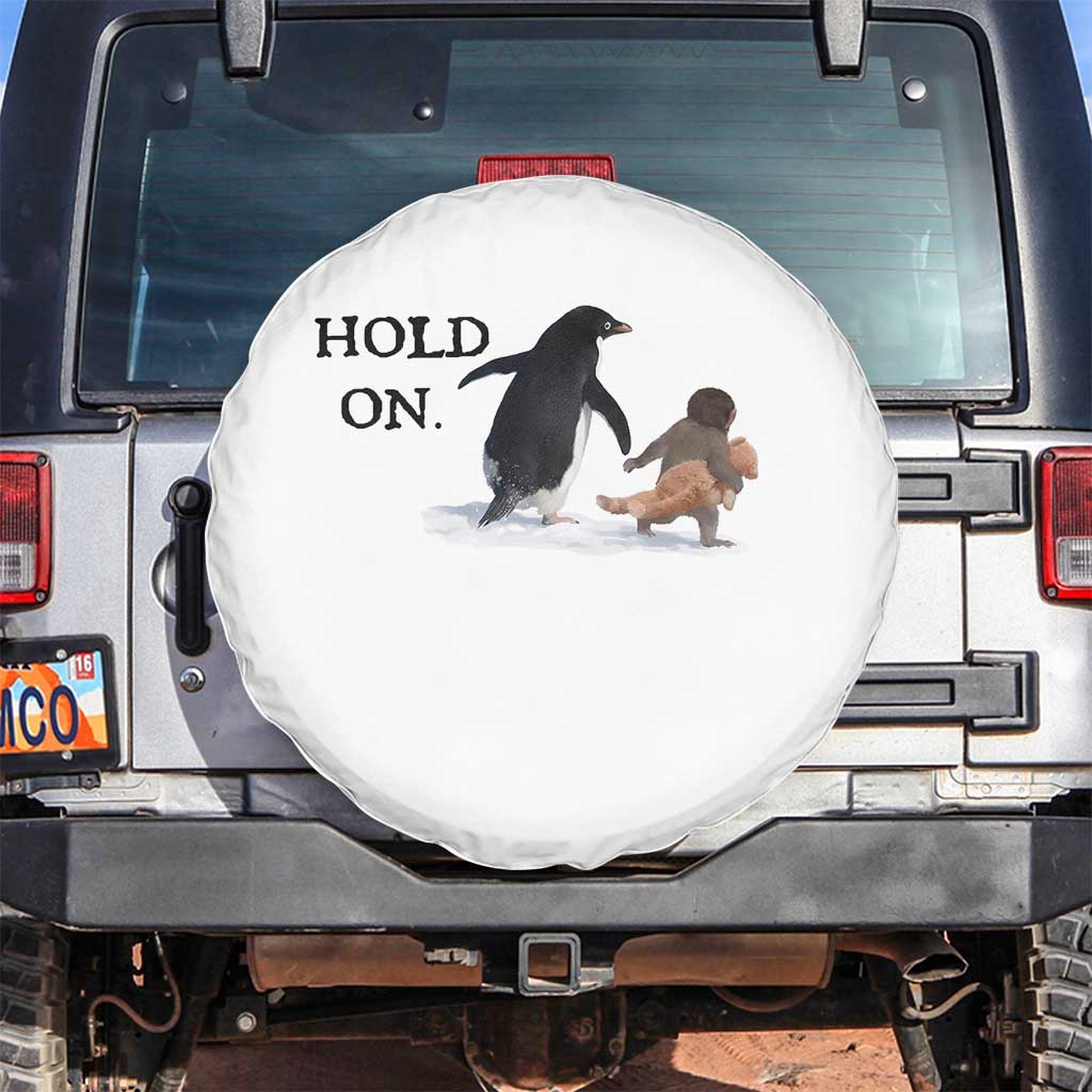 Baby Monkey Punch Viral Trend Spare Tire Cover Hold On