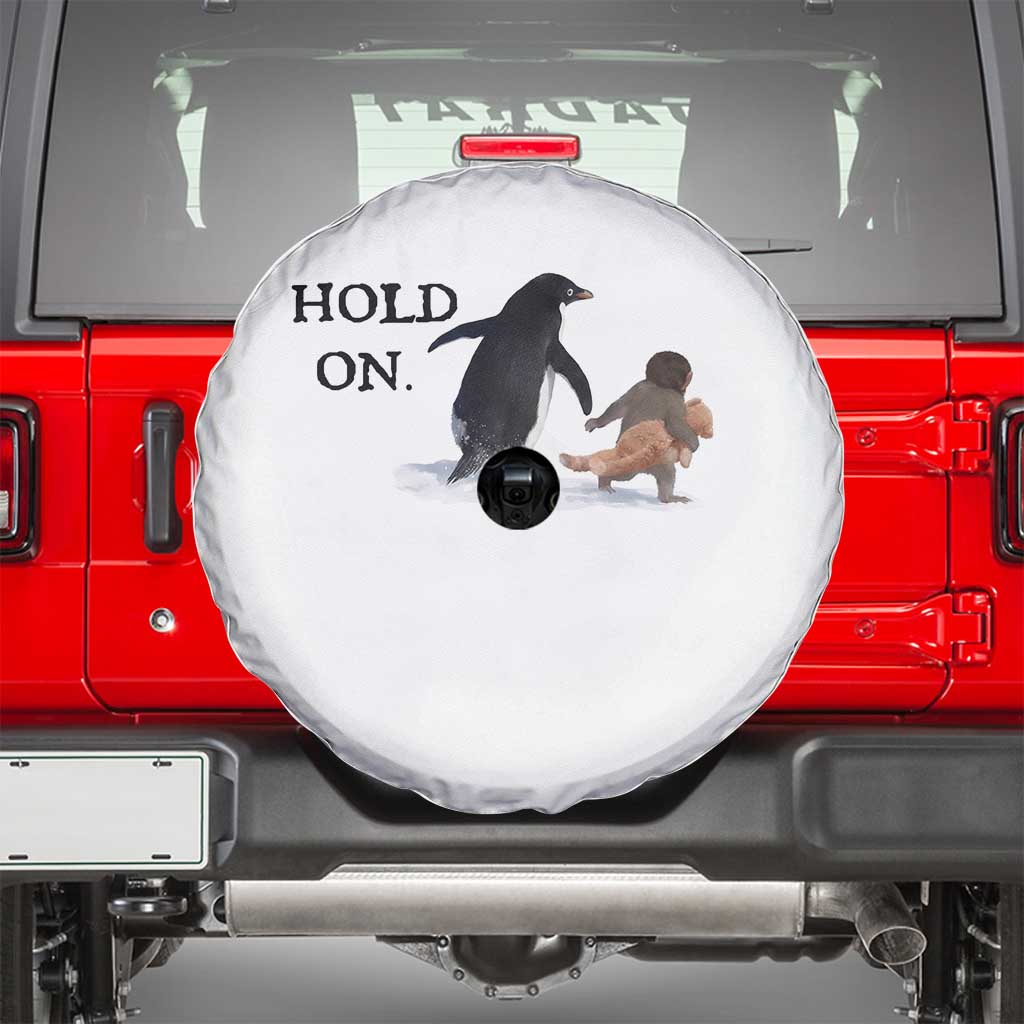 Baby Monkey Punch Viral Trend Spare Tire Cover Hold On