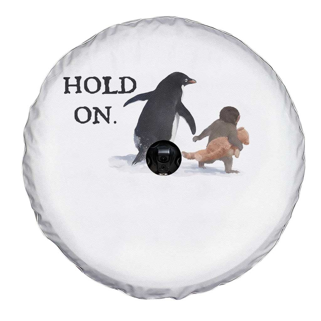 Baby Monkey Punch Viral Trend Spare Tire Cover Hold On